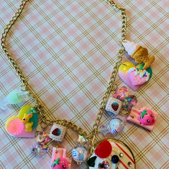 Kawaii Charm necklace cutecore candy sweets cookies Jpop - Picture 4 of 6